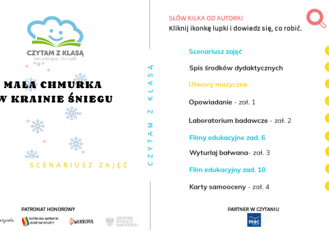 Czytamy z Klasą lekturki spod chmurki i otrzymujemy dyplomy !