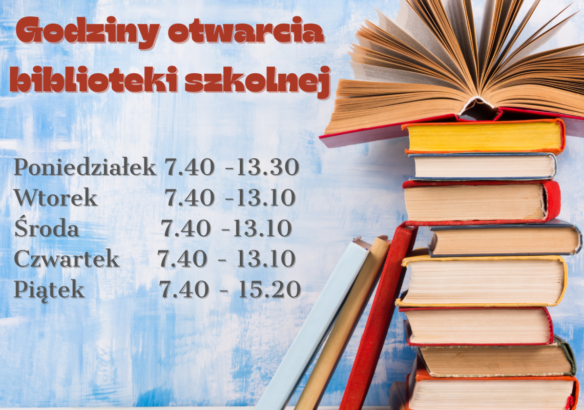 Godziny otwarcia biblioteki