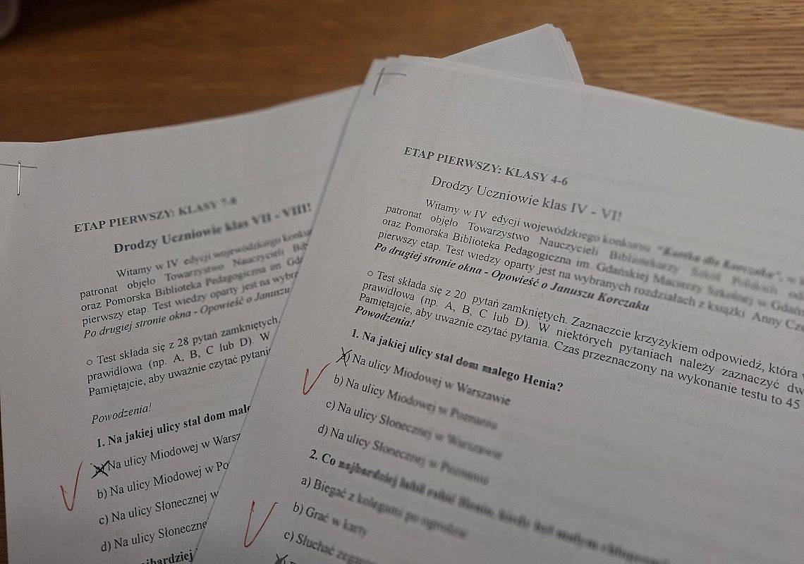 I etap konkursu wojewódzkiego "Kartka dla Korczaka"