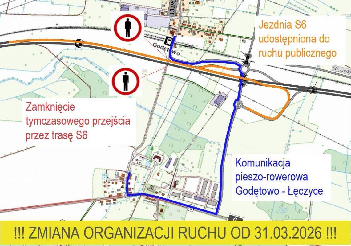 Ogłoszenie - Zmiana organizacji ruchu