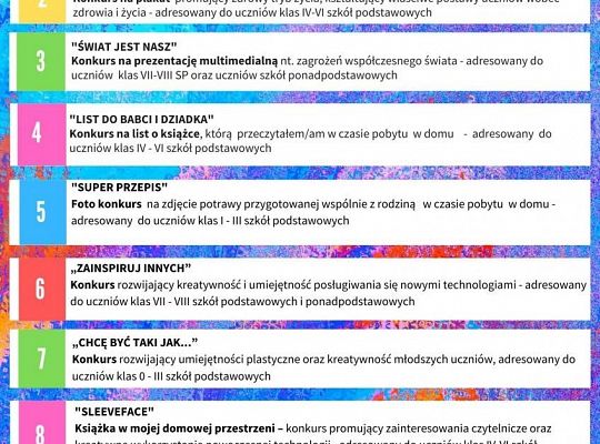 propozycja konkursów