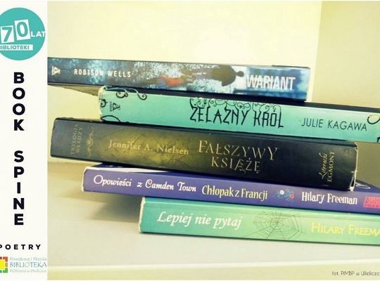 "Co kryją grzbiety książek ?" Kreatywne układanki