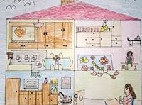 Konkurs plastyczny "Dom  - mój mały świat " rozstrzygnięty !