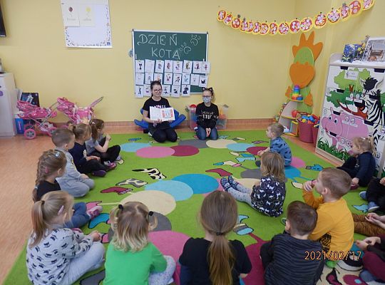 Kicia Kocia i inne koty.  Spotkanie czytelnicze u trzylatków.