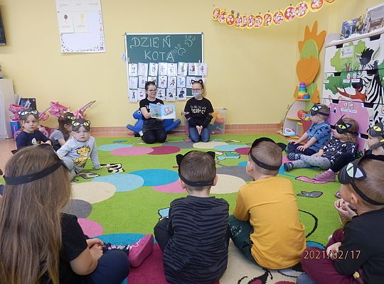 Kicia Kocia i inne koty.  Spotkanie czytelnicze u trzylatków.