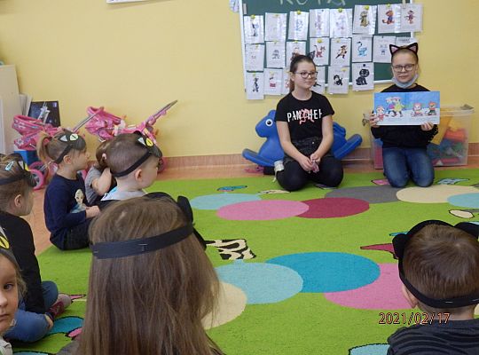 Kicia Kocia i inne koty.  Spotkanie czytelnicze u trzylatków.