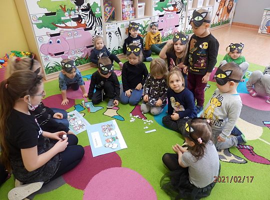 Kicia Kocia i inne koty.  Spotkanie czytelnicze u trzylatków.