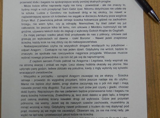 Przepisujemy Tolkiena