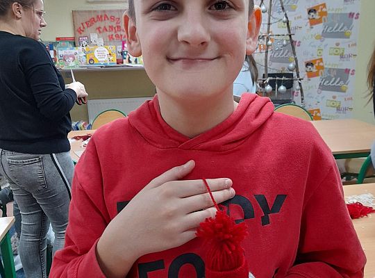 Przedświąteczne warsztaty  z klasą 5 b