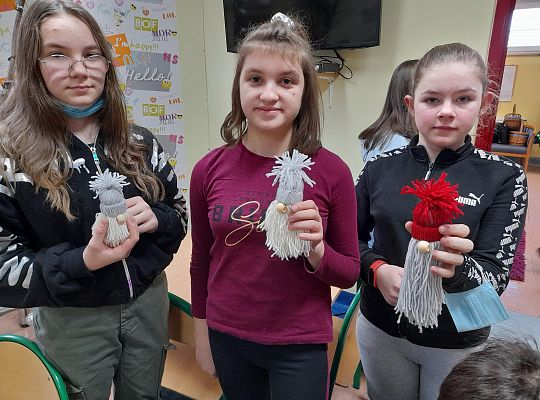 Przedświąteczne warsztaty  z klasą 5 b