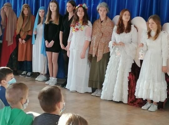 Jasełka w klasach 4 - 8