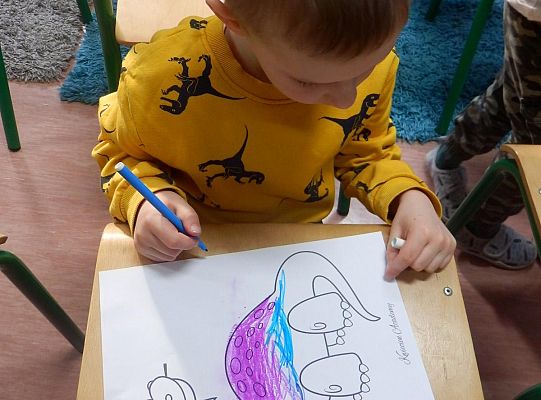 D jak dinozaur tyranozaur. Spotkanie czytelnicze w klasie 0D