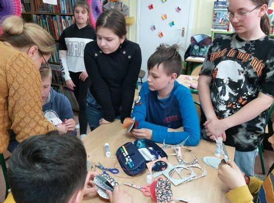 Wielkanocne warsztaty z klasą V b