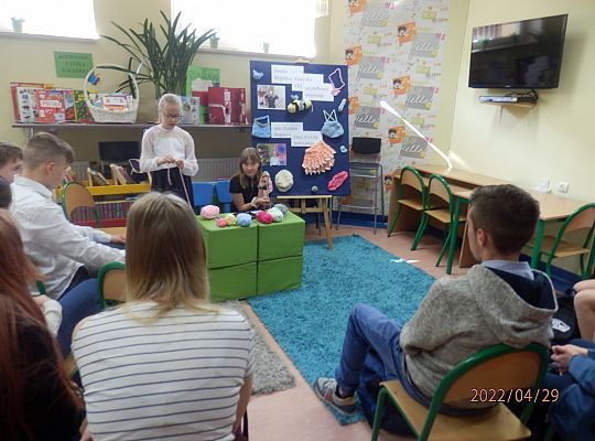 Warsztaty Emili i Zuzanny z klasą 8 a