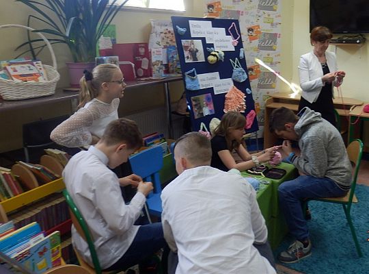 Warsztaty Emili i Zuzanny z klasą 8 a