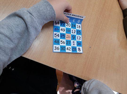 TABLICZKOWE BINGO. Światowy Dzień Tabliczki Mnożenia
