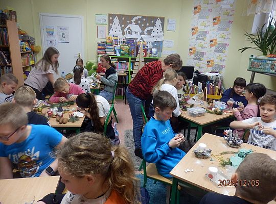 Warsztaty przedświąteczne z klasą 4 a