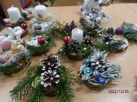 Warsztaty przedświąteczne z klasą 4 a