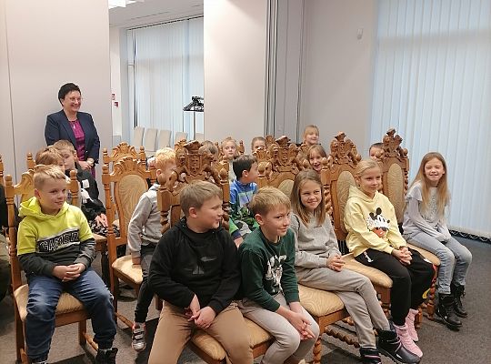 Wizyta kl 2b w Urzędzie Gminy