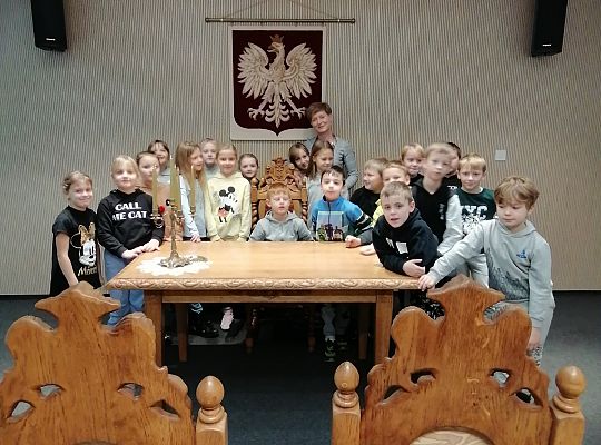 Wizyta kl 2b w Urzędzie Gminy