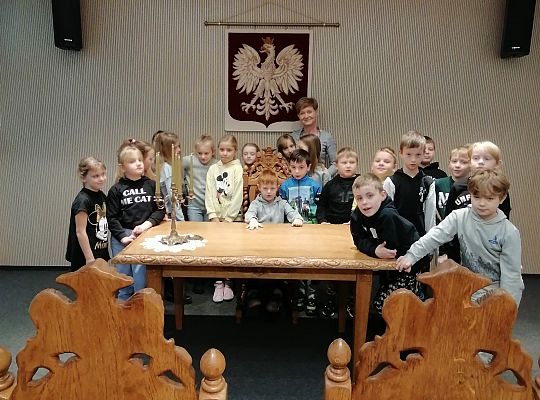 Wizyta kl 2b w Urzędzie Gminy