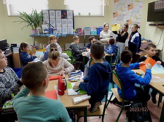 Warsztaty walentynkowe w klasie 3 b