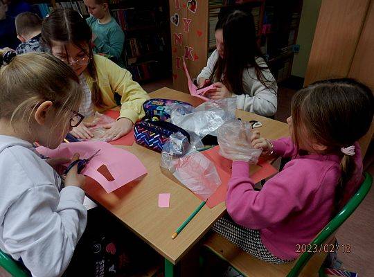 Warsztaty walentynkowe w klasie 3 b