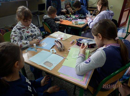 Warsztaty walentynkowe w klasie 3 b