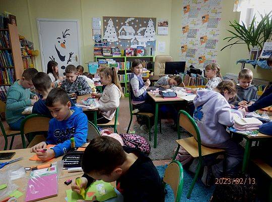 Warsztaty walentynkowe w klasie 3 b