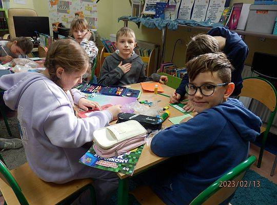 Warsztaty walentynkowe w klasie 3 b