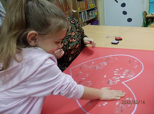 Walentynki z Franklinem i z przedszkolakami