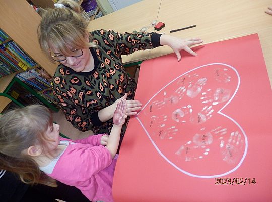 Walentynki z Franklinem i z przedszkolakami