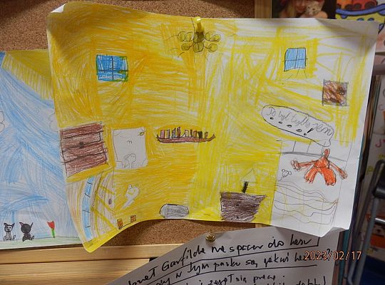 Odczarowujemy czytanie, z kotem Garfildem i klasą 2 b  !