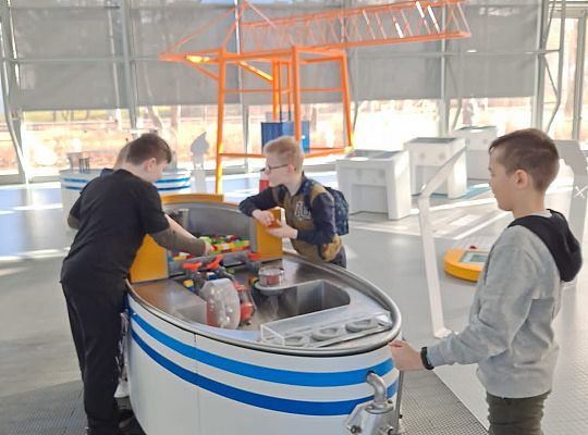 Klasa 3a w Centrum Nauki Experyment- Gdynia.