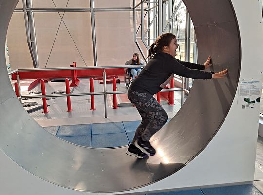 Klasa 3a w Centrum Nauki Experyment- Gdynia.