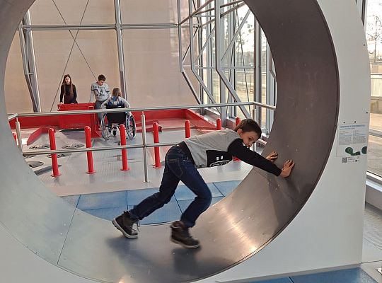 Klasa 3a w Centrum Nauki Experyment- Gdynia.