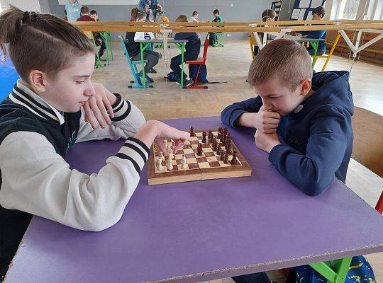 Szkolny turniej szachowy rozegrany !