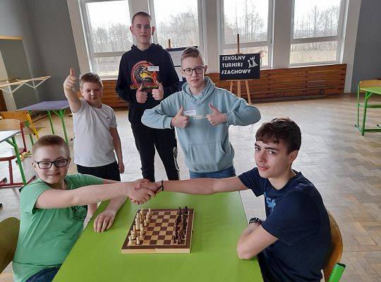 Szkolny turniej szachowy rozegrany !