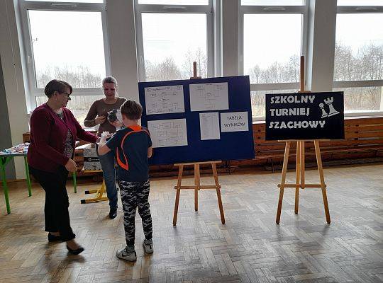 Szkolny turniej szachowy rozegrany !