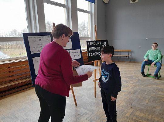 Szkolny turniej szachowy rozegrany !