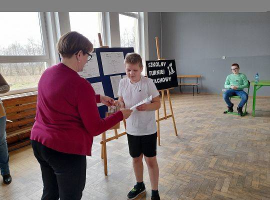 Szkolny turniej szachowy rozegrany !