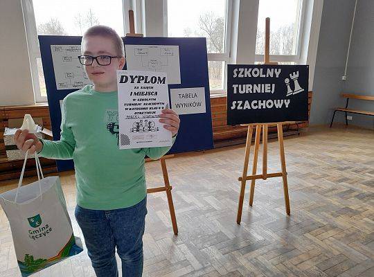 Szkolny turniej szachowy rozegrany !
