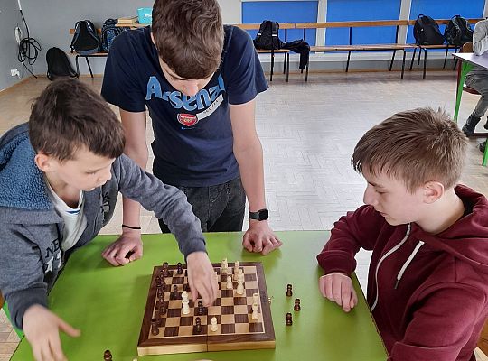 Szkolny turniej szachowy rozegrany !