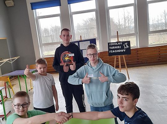 Szkolny turniej szachowy rozegrany !