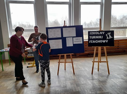 Szkolny turniej szachowy rozegrany !