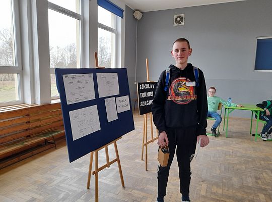 Szkolny turniej szachowy rozegrany !