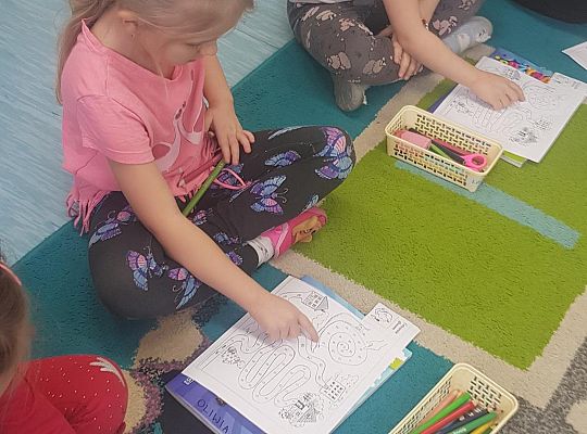 Zajęcie logopedyczne w ramach Innowacji logopedycznej