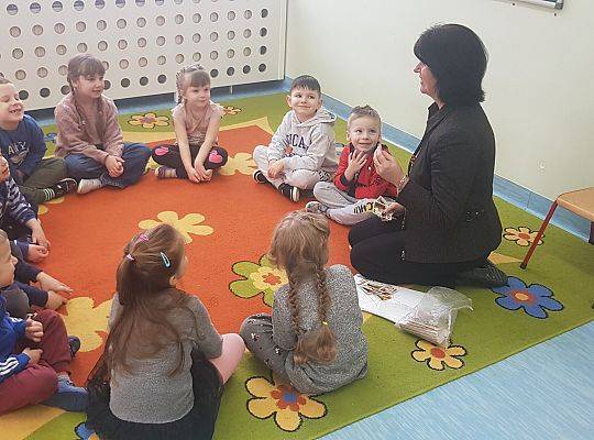 Zajęcie w ramach realizowanej Innowacji logopedycznej