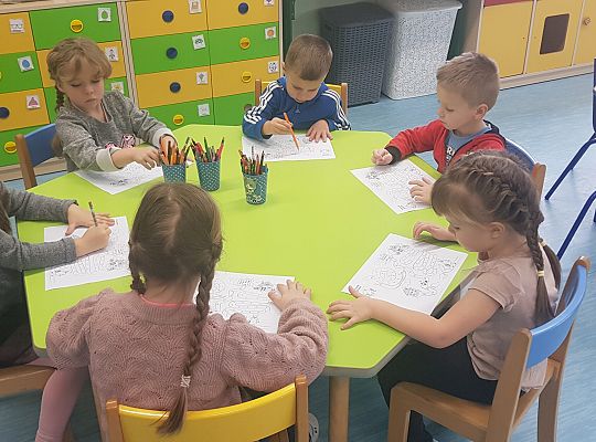 Zajęcie w ramach realizowanej Innowacji logopedycznej