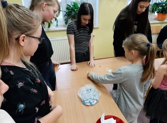 Andrzejki w klasie I B